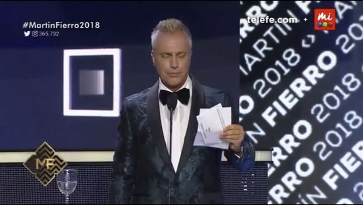 Un gallo para Esculapio, Martín Fierro de Oro 2018 - Fuente: TW @telefe