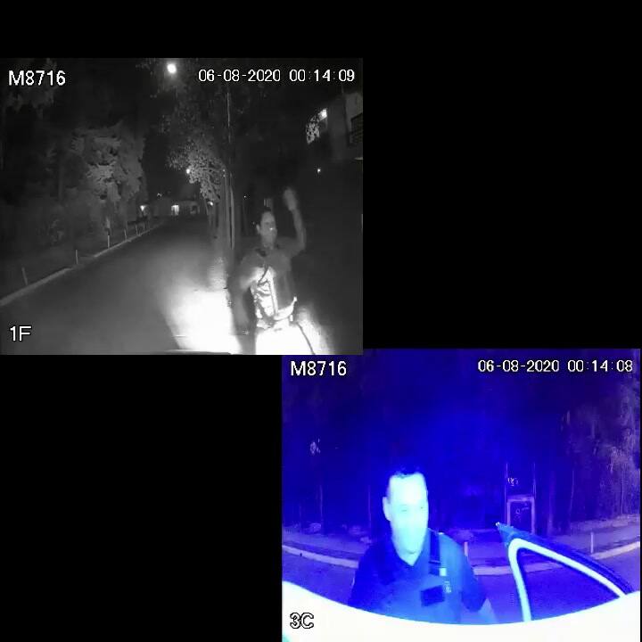 Los policías que le dispararon a Blas Correas, riéndose tras el hecho