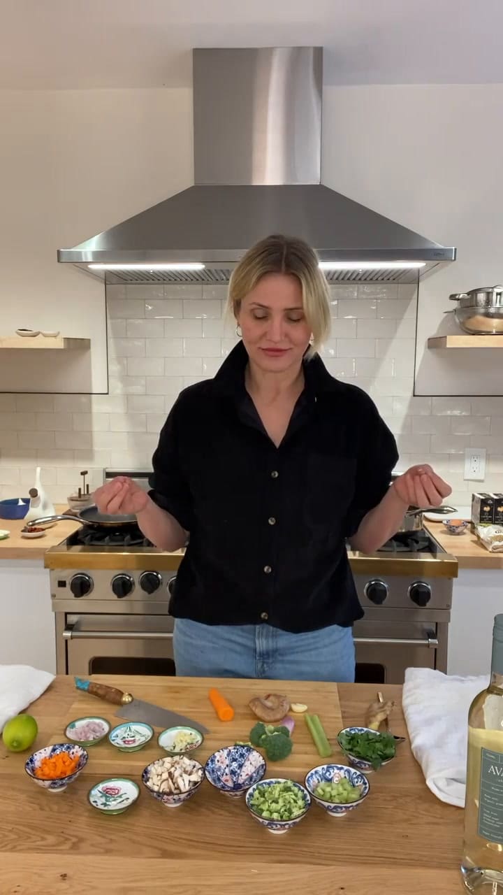 Cameron Diaz en su versión cocinera