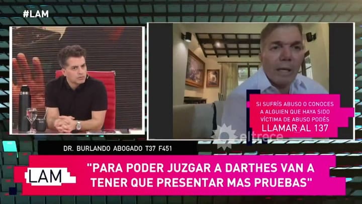 Fernando Burlando contó cómo se encuentra Juan Darhés antes del juicio
