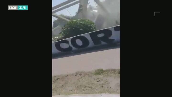 Así quedó el puente que cayó en Tucumán