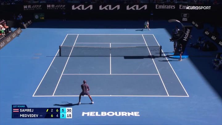 La furia de Medvedev en el Australian Open