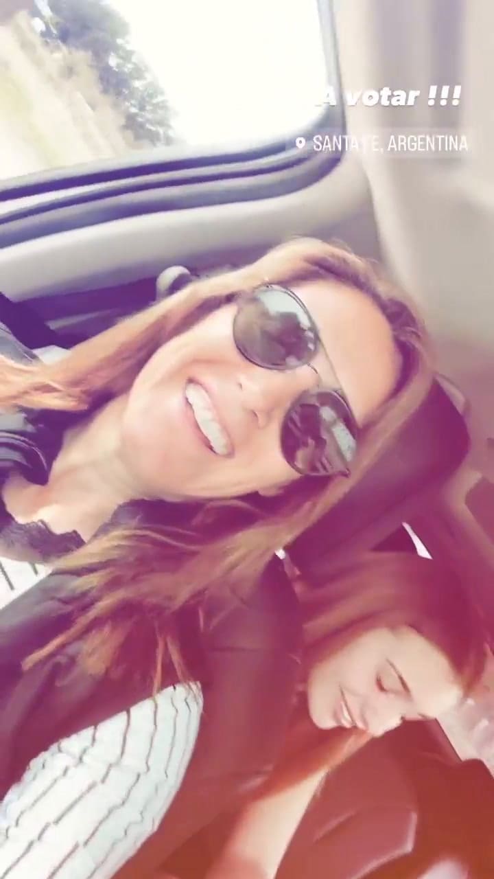 Soledad Pastorutti fue a votar en Santa Fe y mostró cómo está hoy su hija Antonia