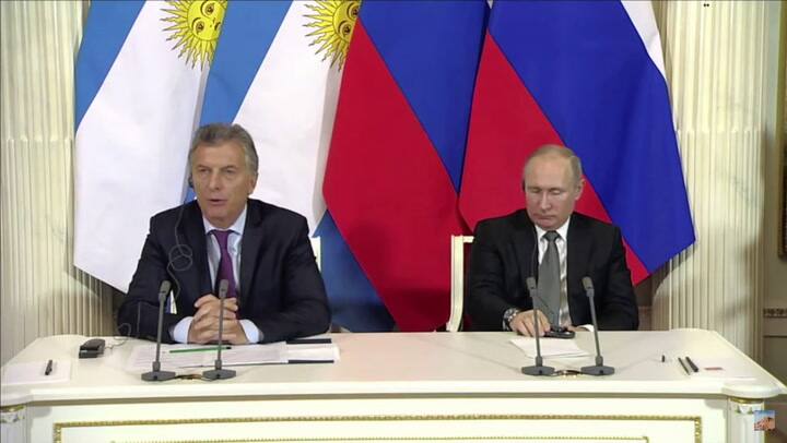 El discurso del presidente Mauricio Macri, en conferencia con Putin en Rusia
