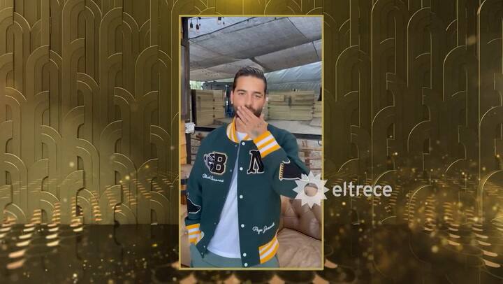 El saludo de Maluma a Mirtha Legrand