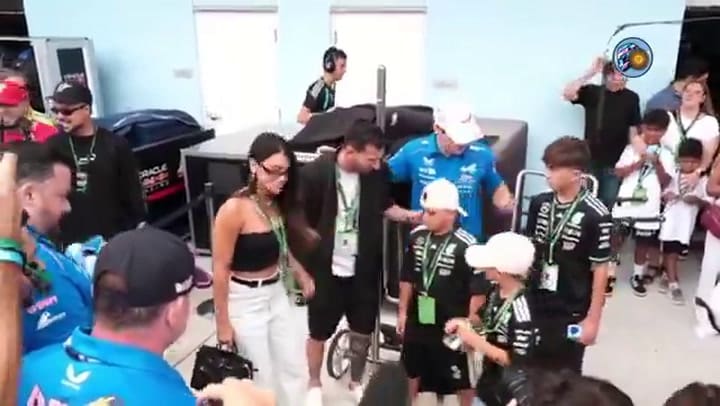 La familia Messi visitó a Franco Colapinto