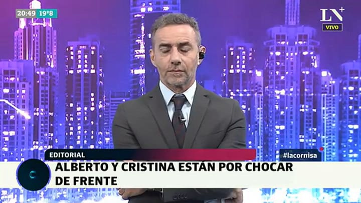 Luis Majul: Alberto Fernández y Cristina Kirchner están por chocar de frente - La Cornisa
