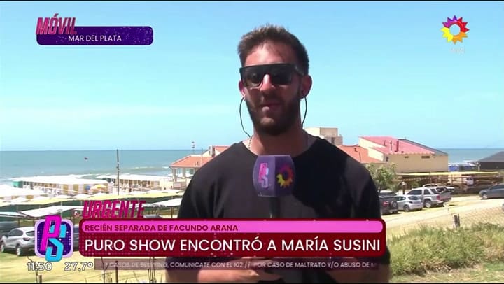 La contundente reacción de María Susini al ser consultada por su crisis con Facundo Arana