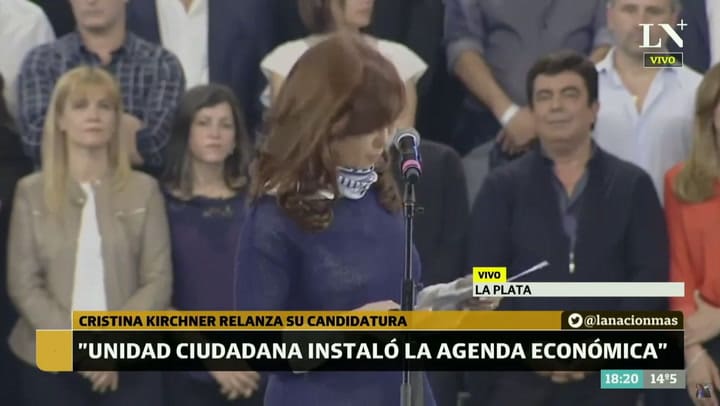 Cristina Kirchner: 'Menciono el caso Maldonado con cierta autoridad'