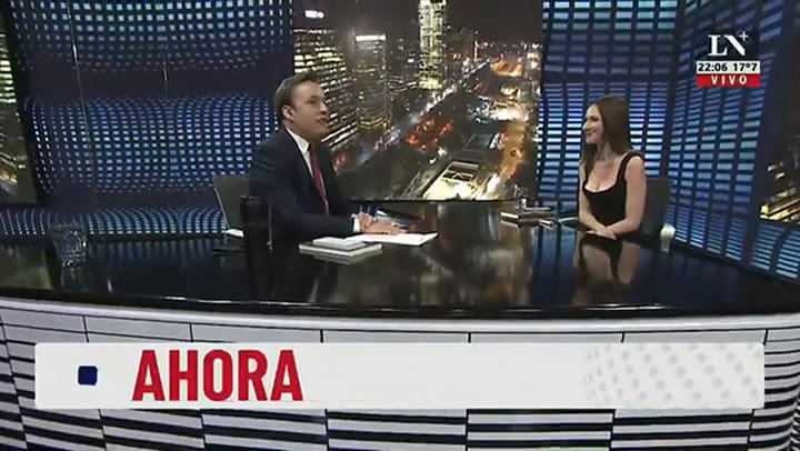 José del Río mano a mano con Cristina Pérez