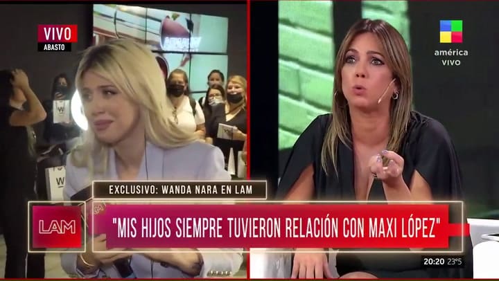 Wanda Nara volvió a hablar de los rumores de romance con su excustodio