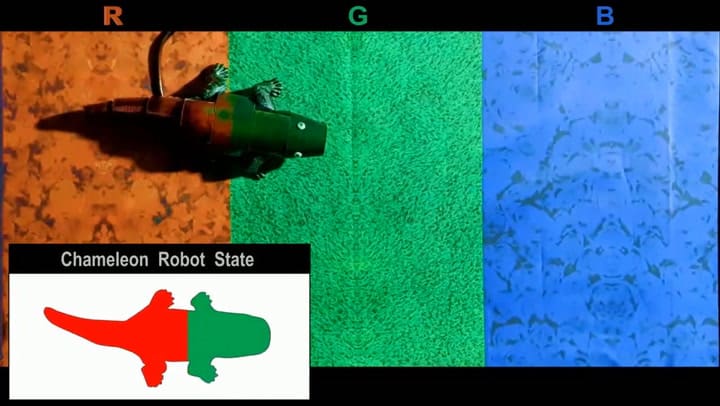 Cómo es el robot camaleón creado en Corea del Sur