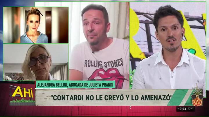 La respuesta de Julieta Prandi a Claudio Contardi