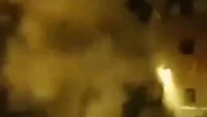 Pánico en Marruecos: el momento en el que se derrumba un edificio tras un potente terremoto