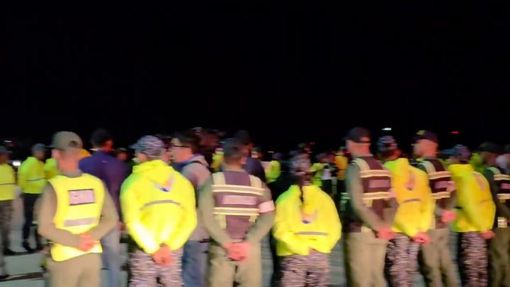 Así llegó el primer vuelo con deportados venezolanos a Caracas