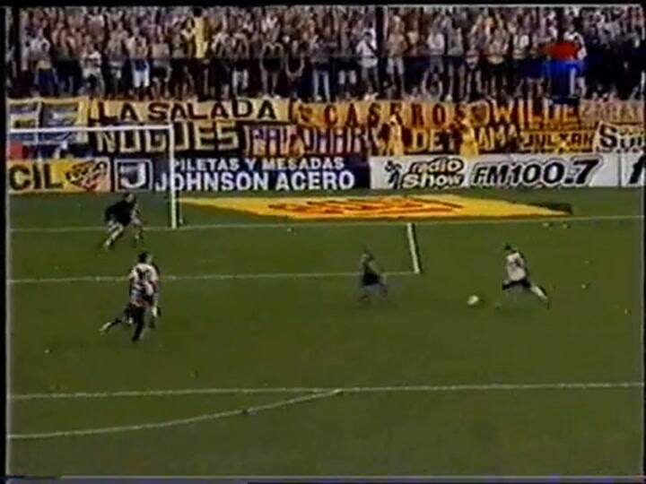 El gol de Coudet a Boca