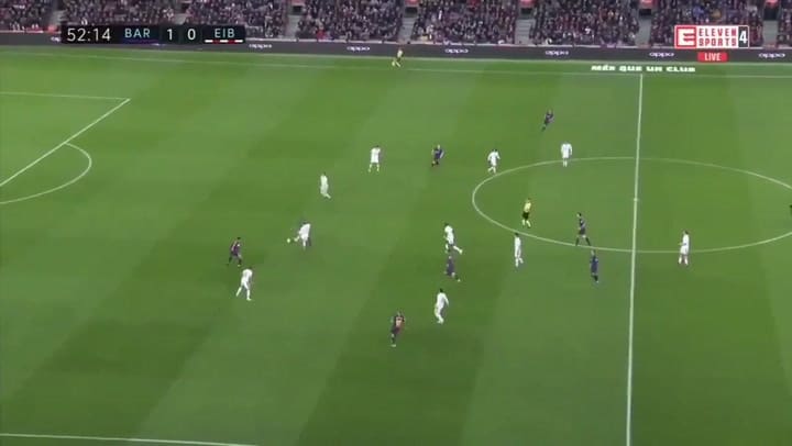 El gol de Messi al Eibar - Fuente: Twitter