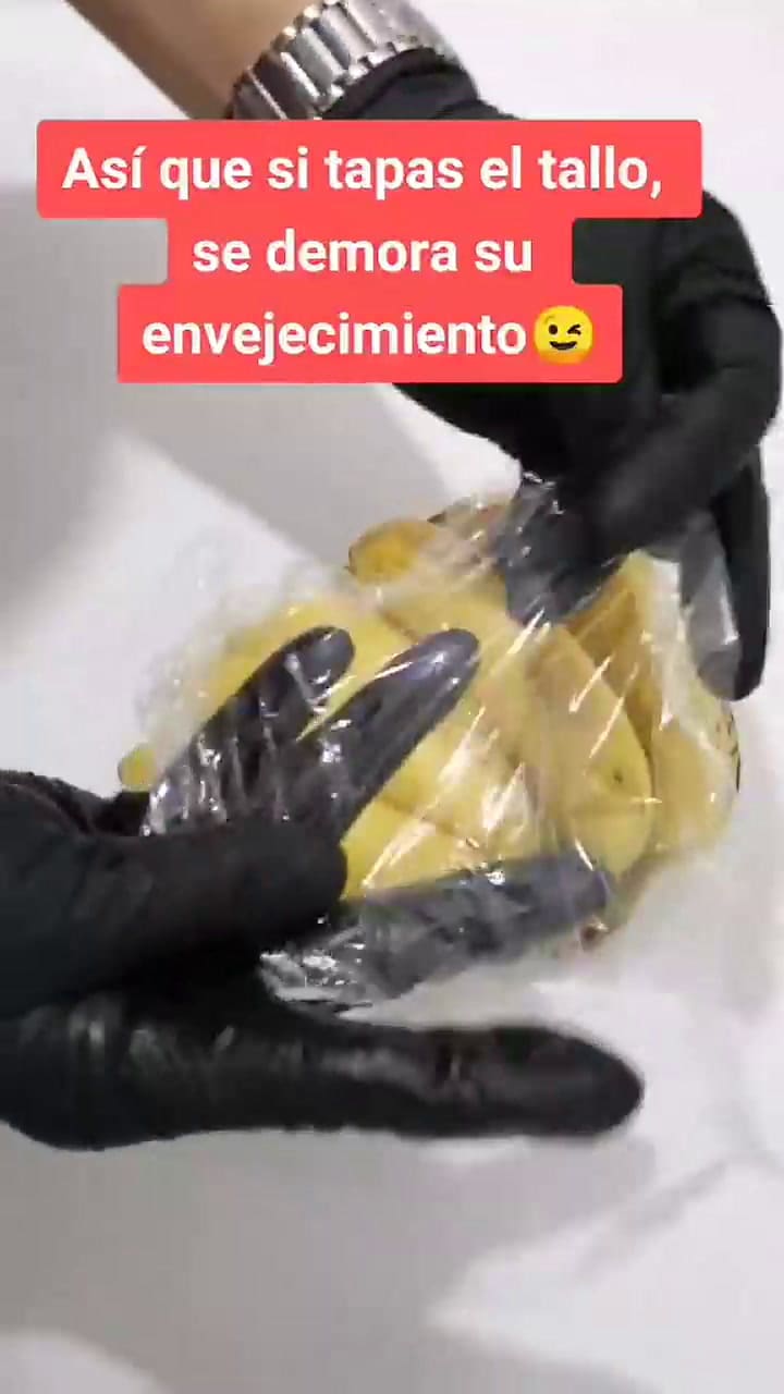 El truco para mantener las bananas en buen estado