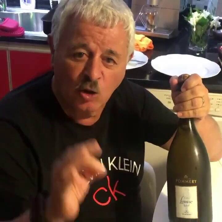 Titi Fernandez brindó con Pommery por el triunfo de Cristina - Fuente: @titifernandez1