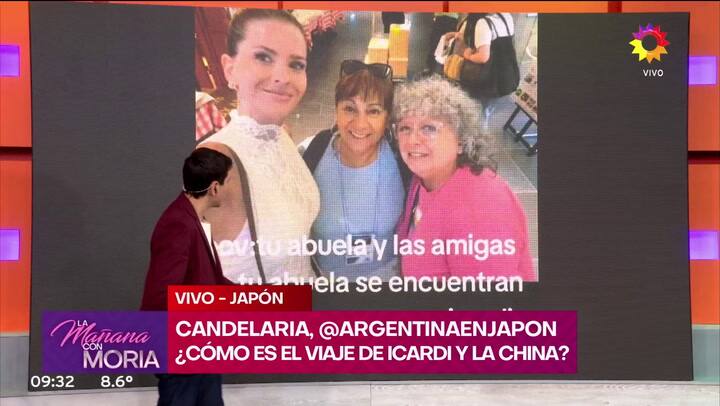Mauro Icardi y la China Suárez en Japón