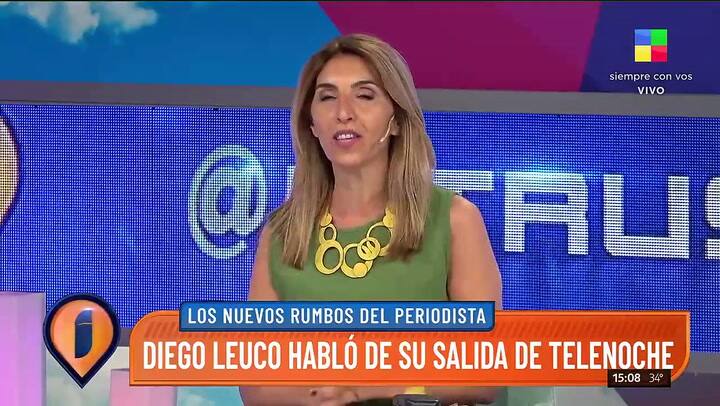 Diego Leuco habló de su salida de Telenoche.