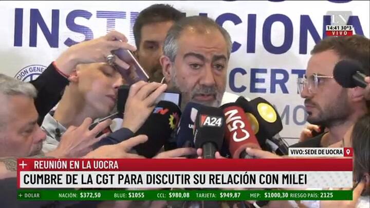 La Mesa Chica De La Cgt Se Reunió En La Uocra El Estado No Puede Desaparecer