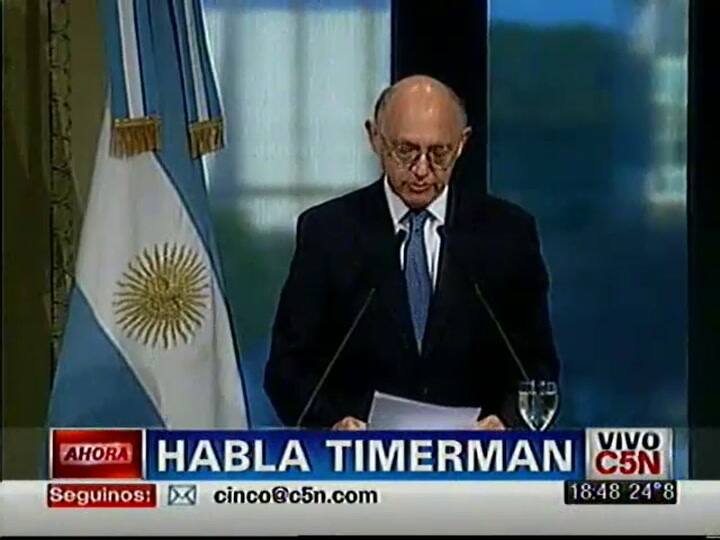 Timerman: 'Vamos a recuperar la Fragata Libertad, como lo hicimos con todos los bienes del Estado' (