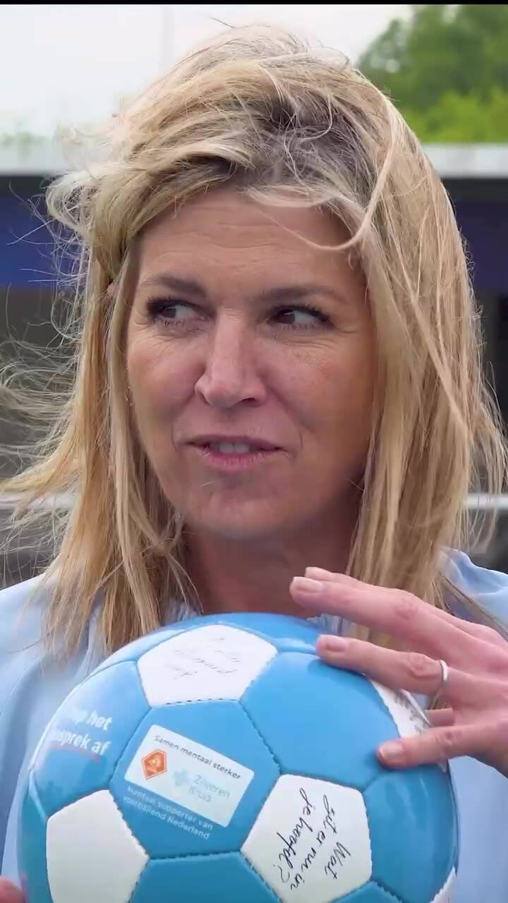 La reina Máxima en "modo Mundial"