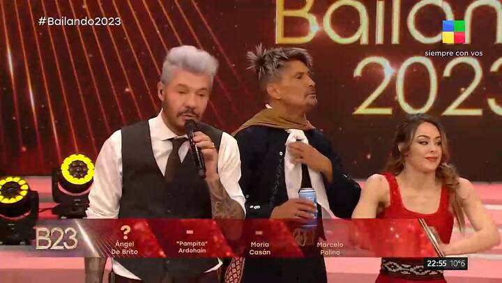 Fiorella Gimenez no pudo disimular su reaccion cuando le hablaron de Agustin 'Cachete' Sierra