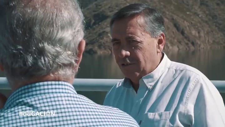 El dique Potrerillos, por dentro - Fuente: Dpto. Gral. de Irrigación