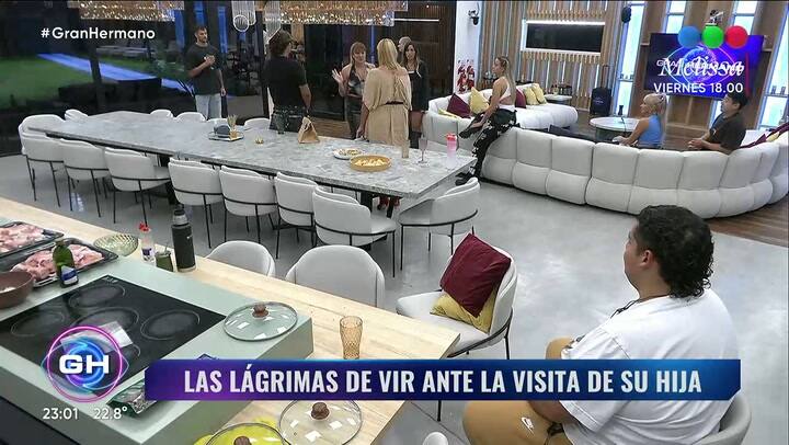 Gran Hermano: Virginia fue sorprendida por segunda vez por su hija, Mercedes