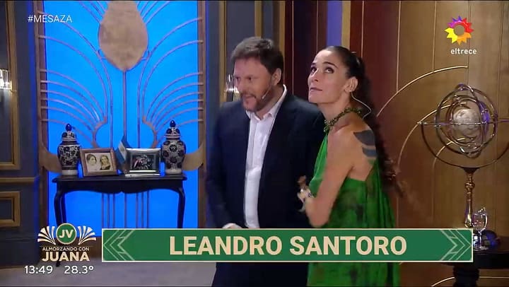 A oscuras: dejaron sin luz a Juanita Viale en directo