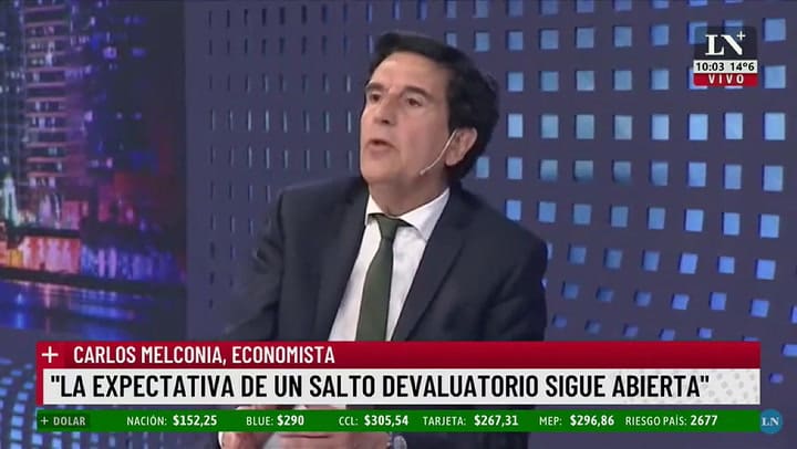 ¿Qué dijo Melconian sobre la expectativa de una devaluación?