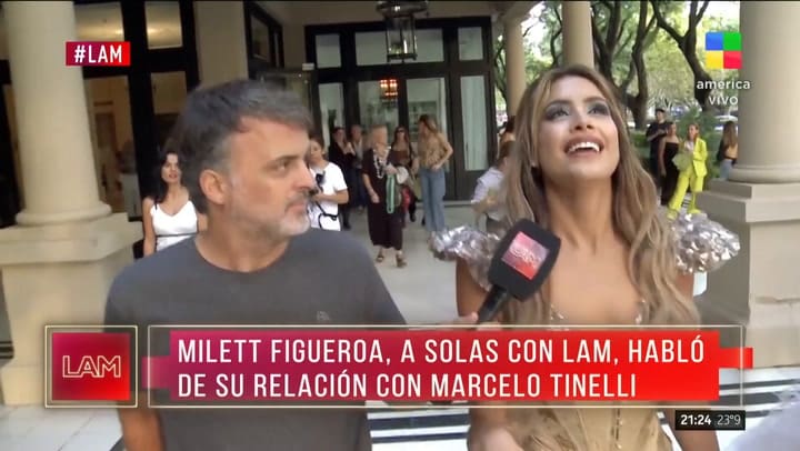 La Reacción De Milett Figueroa Cuando Le Preguntaron Por Qué Cree Que Se Habla De Su Supuesta Crisis Con Marcelo Tinelli Ciudad Magazine
