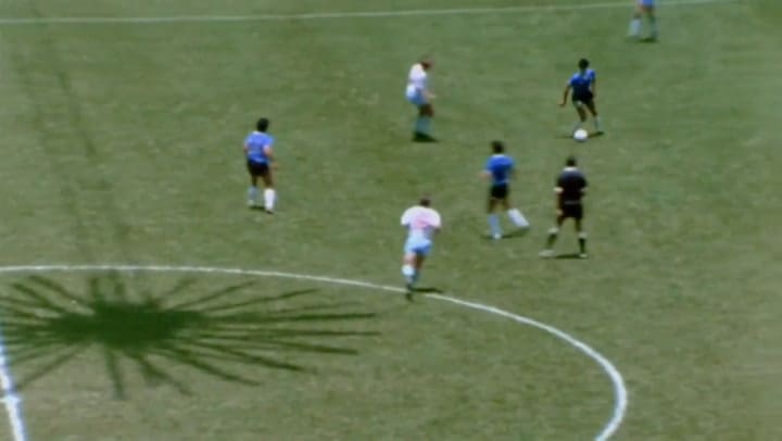 El Gol del Siglo convertido por Maradona