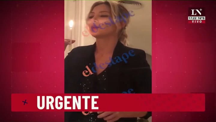 La reacción de Pablo Rossi al ver el video de Fabiola Yañez