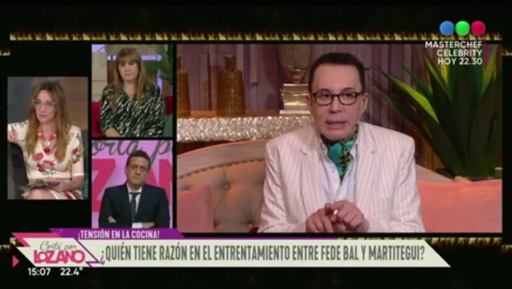 Marcelo Polino reveló el reclamo de Germán Martitegui a la producción de Masterchef Celebrity tras e
