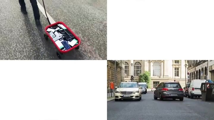 Un artista hacekea Google Maps y genera un embotellamiento virtual con 99 celulares en un carrito -