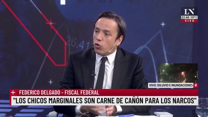 Federico Delgado: 'Los chicos marginales son carne de cañon para los narcos'
