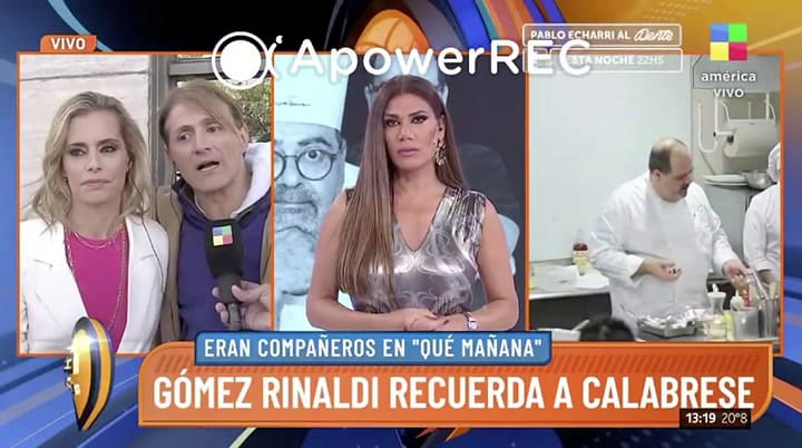 Daniel Gómez Rinaldi se quebró en vivo al hablar de la repentina muerte de Guillermo Calabrese