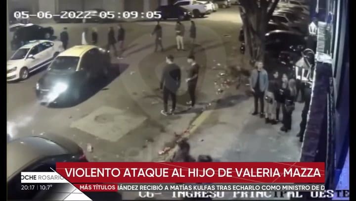 Uno de los hijos de Valeria Mazza fue brutalmente agredido a la salida de un boliche en Rosario