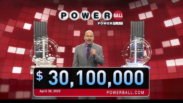 Los números ganadores del sorteo Powerball del miércoles 30 de abril