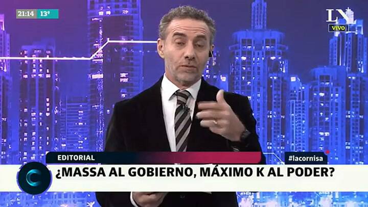 Luis Majul: ¿Sergio Massa al gobierno, Máximo Kirchner al poder? - Editorial - La Cornisa