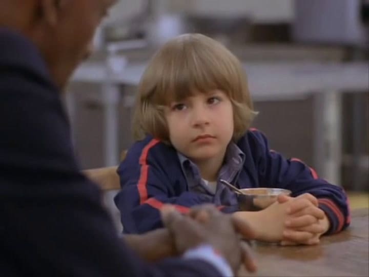 Scatman Crothers y Danny Lloyd en una escena clave de El resplandor