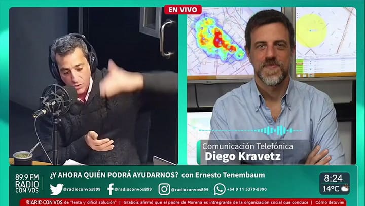 El cruce entre Ernesto Tenembaum y Diego Kravetz por el crimen de Morena