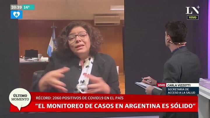 Carla Vizzotti: 'El fin de la cuarentena no está planificado'