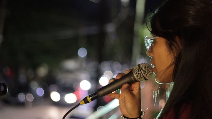 Fragmento de Música en el balcón