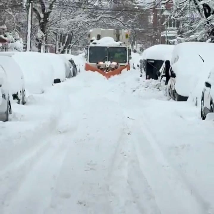 Tormenta invernal histórica en Nueva York