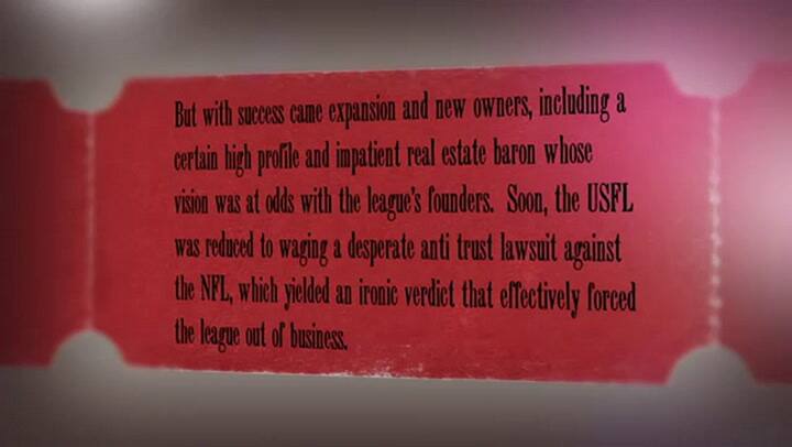 Small Potatoes: Who Killed the USFL - Fuente: Youtube