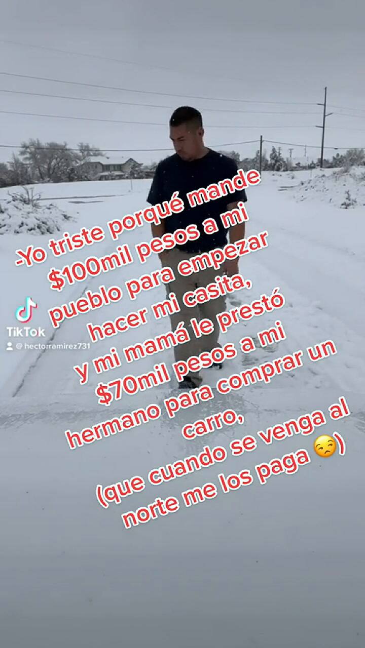 Un mexicano envió dinero a su familia, pero ellos se lo gastaron en algo inaudito